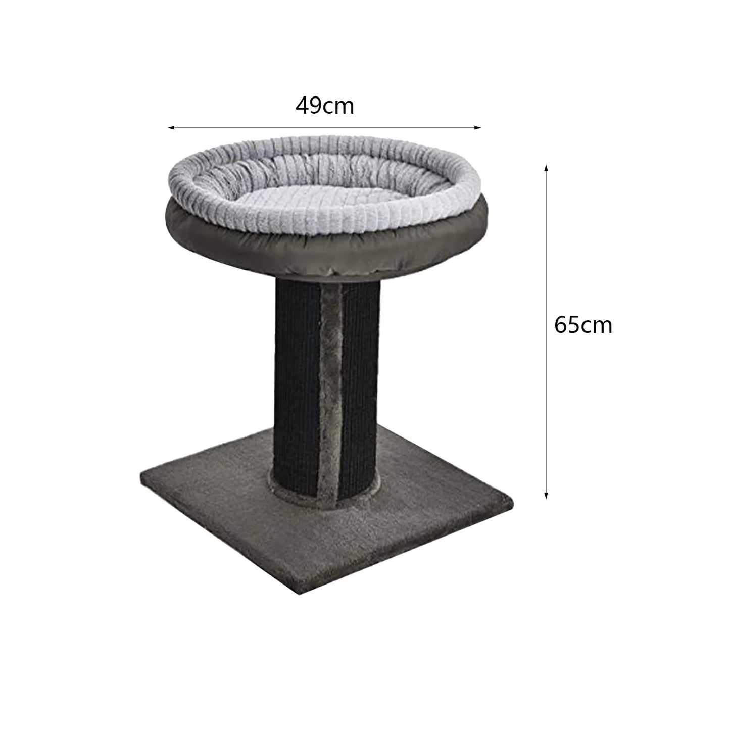 Large Cat Scratching Post with Platform Bed