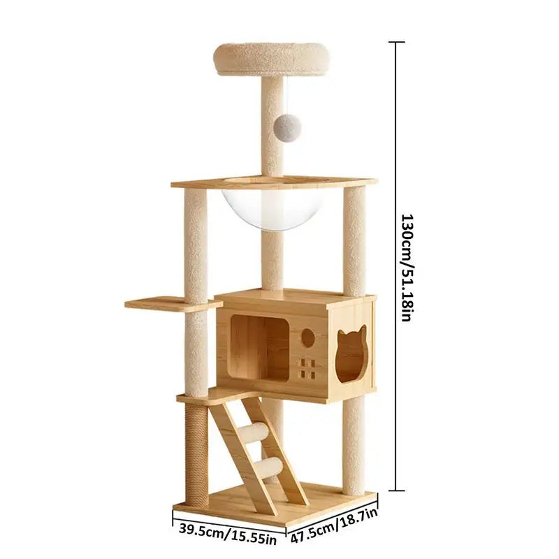Purrfect Haven Multi-Level cat tower