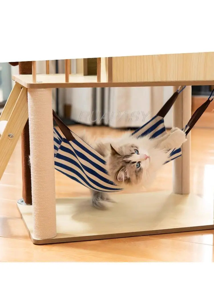Cat Tree Wood Summer house