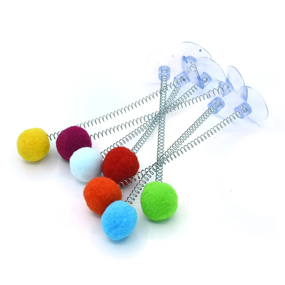 Cat Toy Stick Feather Wand With Bell Mouse Cage