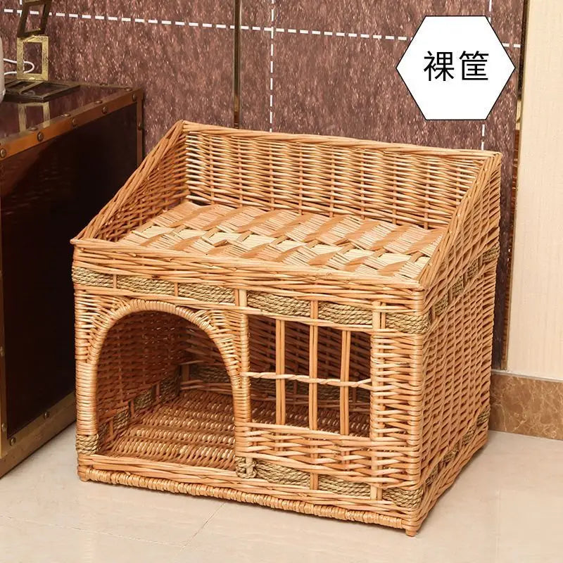 Luxury Bamboo Pet House