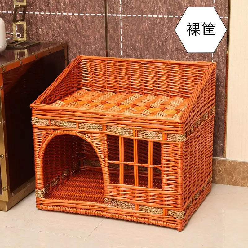 Luxury Bamboo Pet House