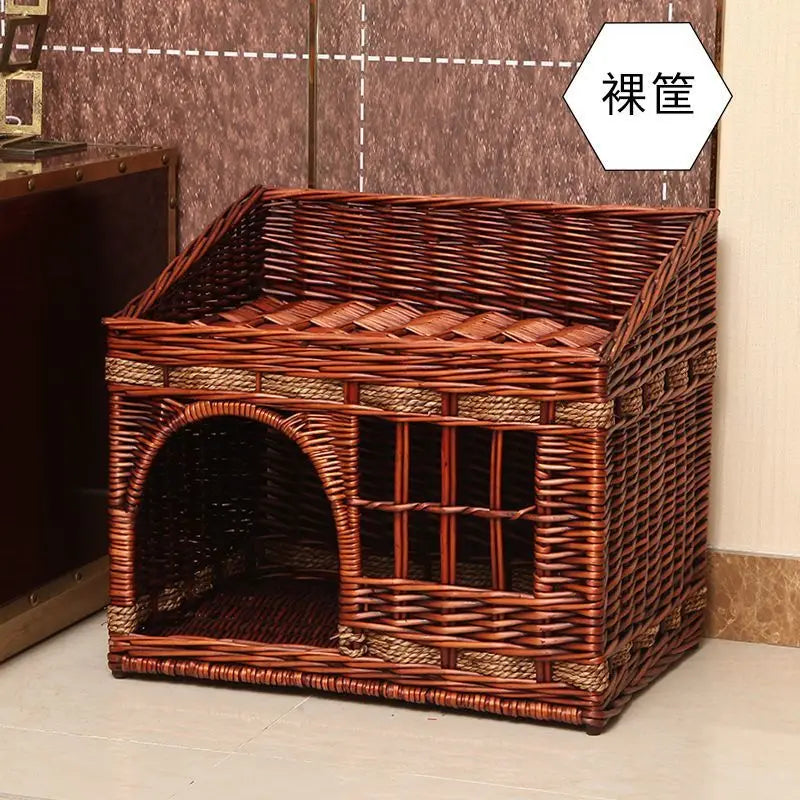 Luxury Bamboo Pet House