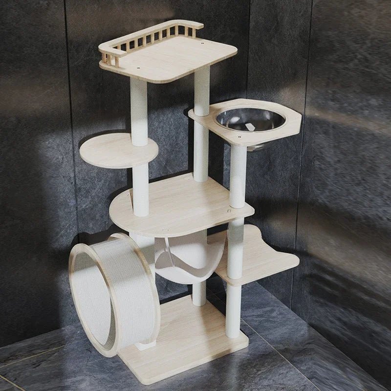 Fully Solid Wood Cat Climbing Frame