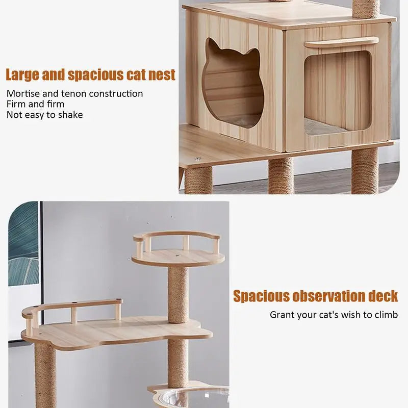 Purrfect Haven Multi-Level cat tower